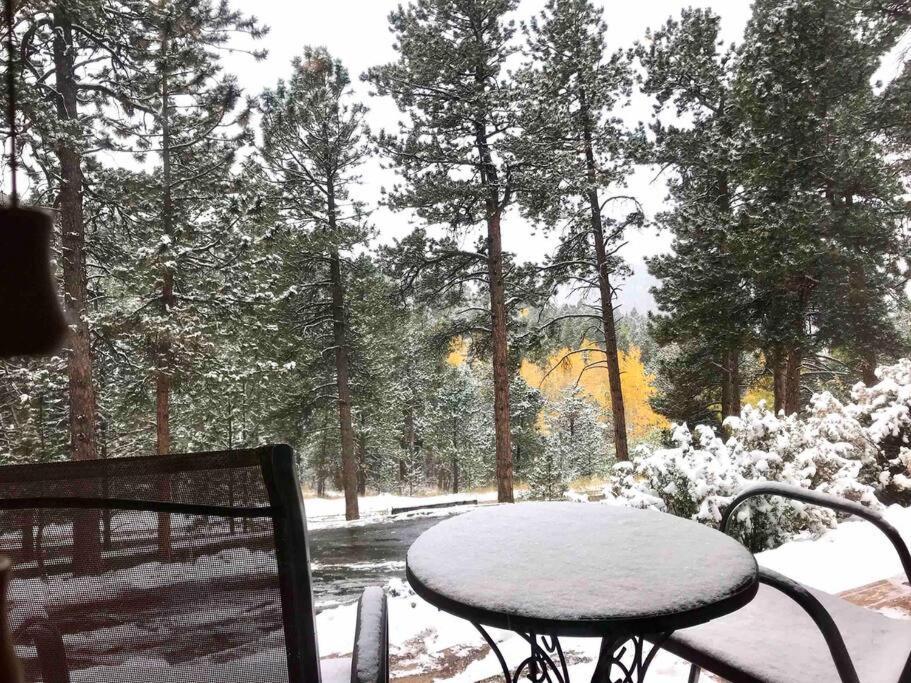 Private Hot Tub Overlooking Pikes Peak Woodland Park Buitenkant foto