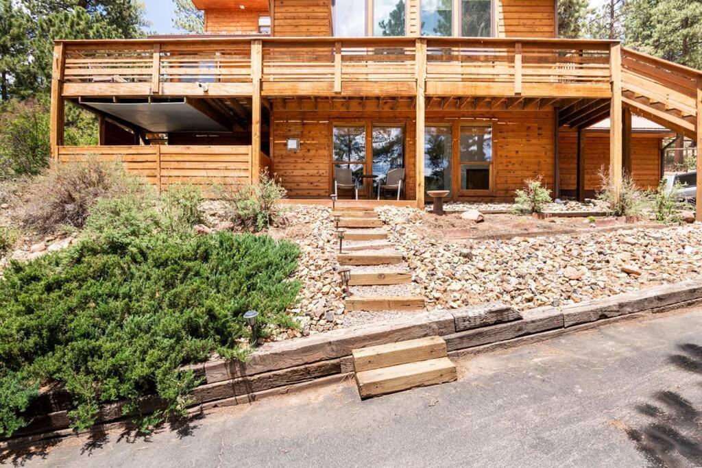Private Hot Tub Overlooking Pikes Peak Woodland Park Buitenkant foto